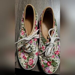 Womens Hotter Mable Floral Sneakers Size 5
